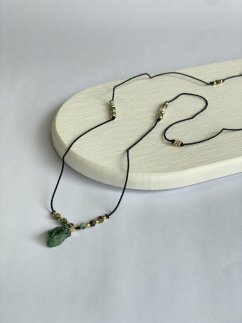Dlouhý náhrdelník z afrického tyrkysu